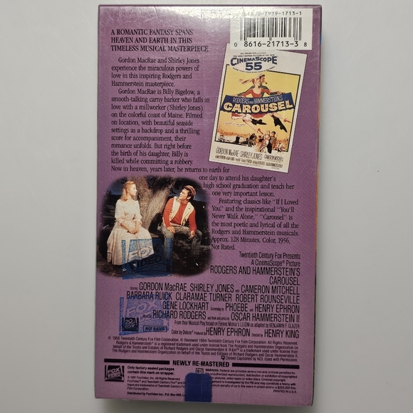 Rodgers & Hammerstein's Carousel Movie VHS Tape - Picture 9 of 11